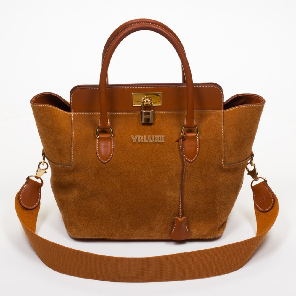 Hermès Toolbox 26 Grizzly & Barenia GHW bag